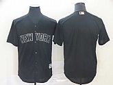 Yankees Blank Black 2019 Players' Weekend Player Jersey,baseball caps,new era cap wholesale,wholesale hats